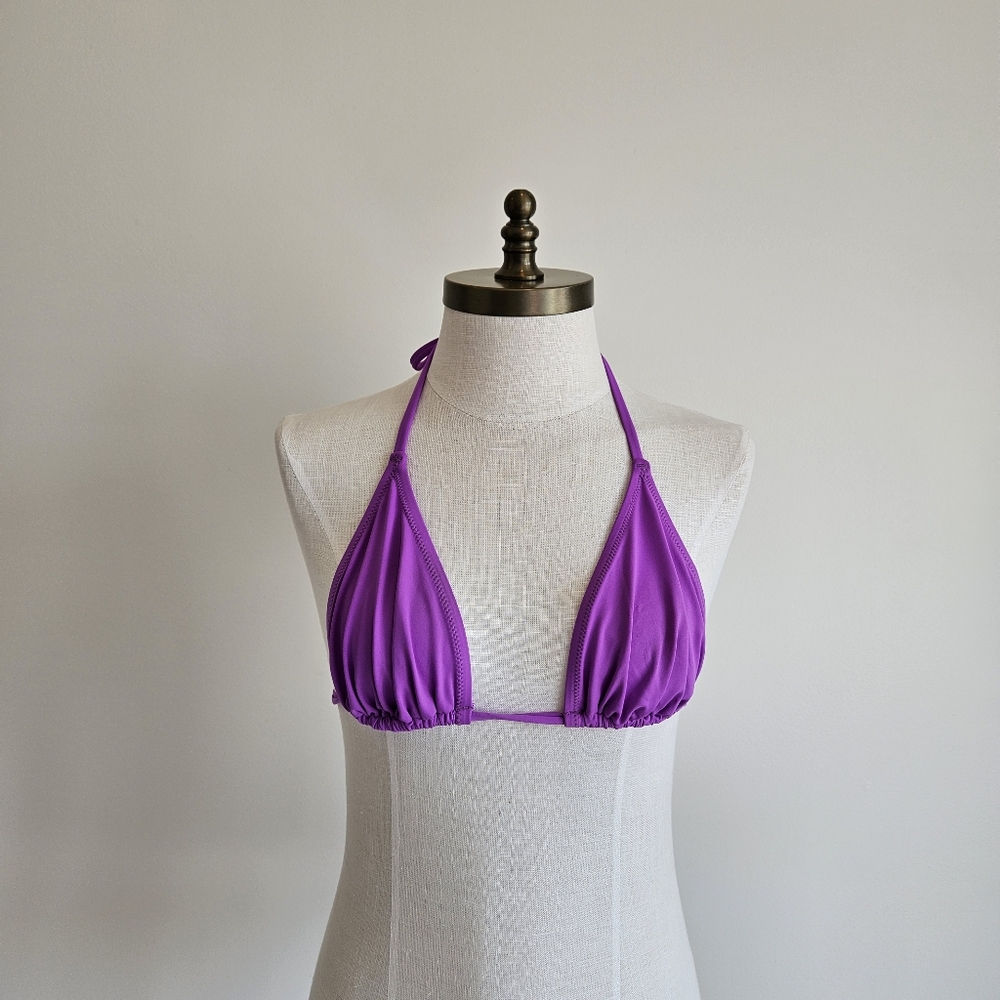 SKIMS Purple Bikini Top